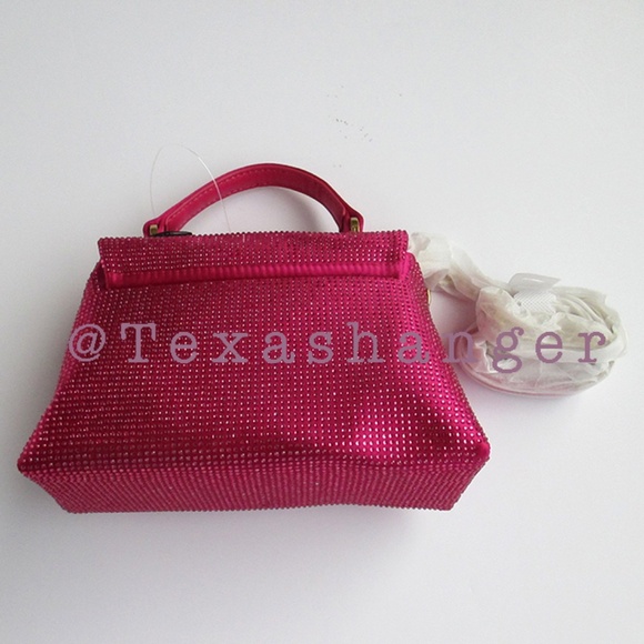 NWT Ted Baker Poppy Mini Satchel Hot Pink - Picture 9 of 10